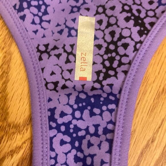 Zella Purple Raceback Tank Top - Picture 4 of 8